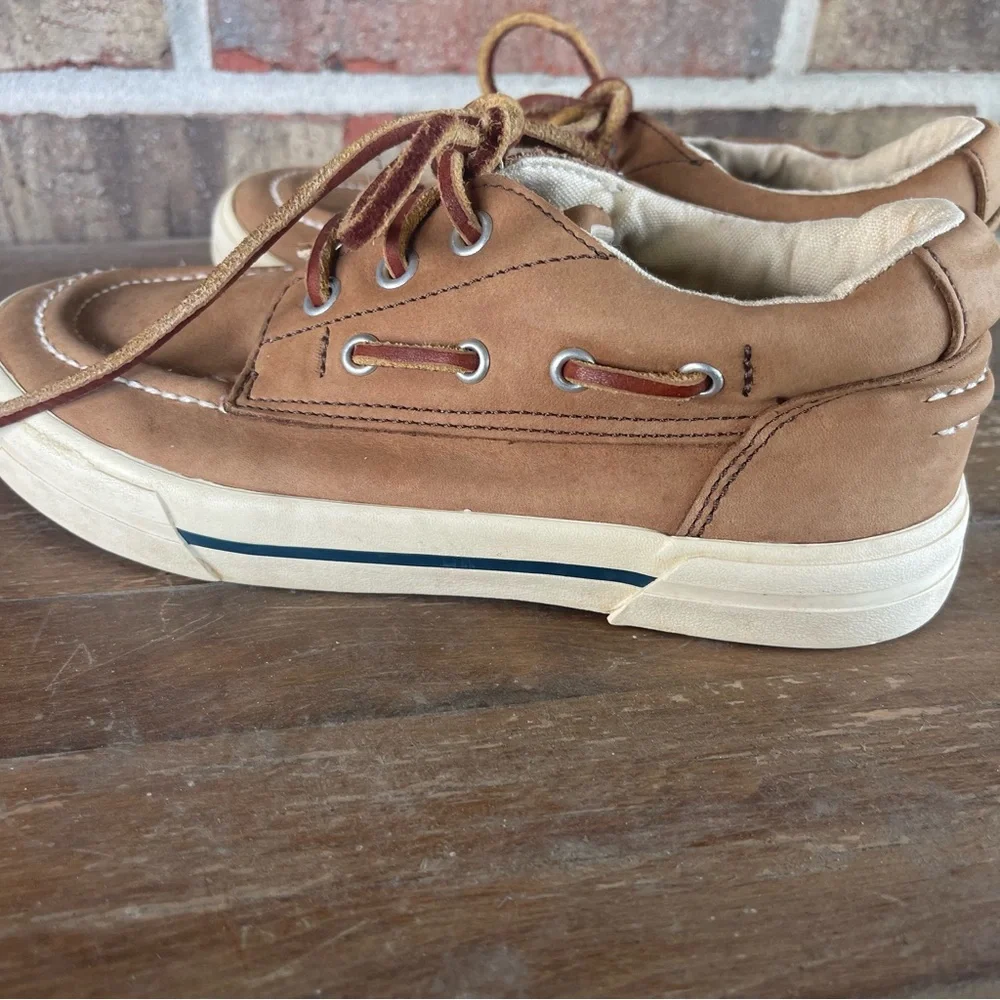 Boys Size 13 Sperry Shoes Brown‎ Leather Boat Shoes sb3